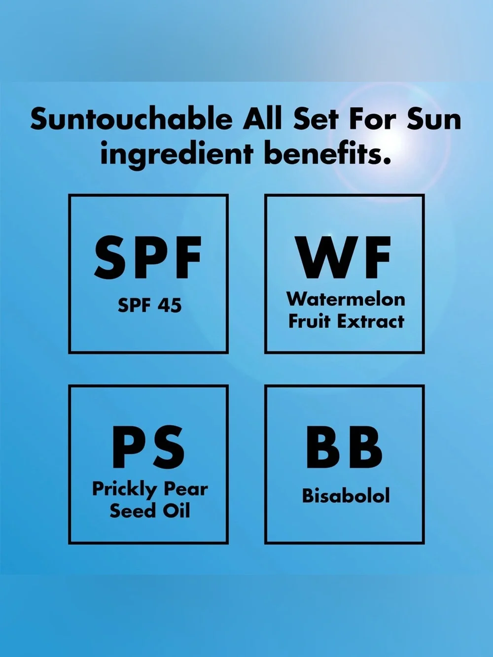 elf Suntouchable All Set For Sun SPF 45 Sun Protection & Setting Spray